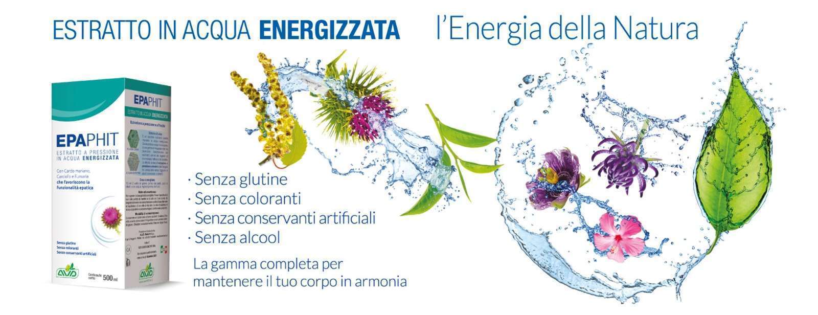 Estratti in acqua energizzata