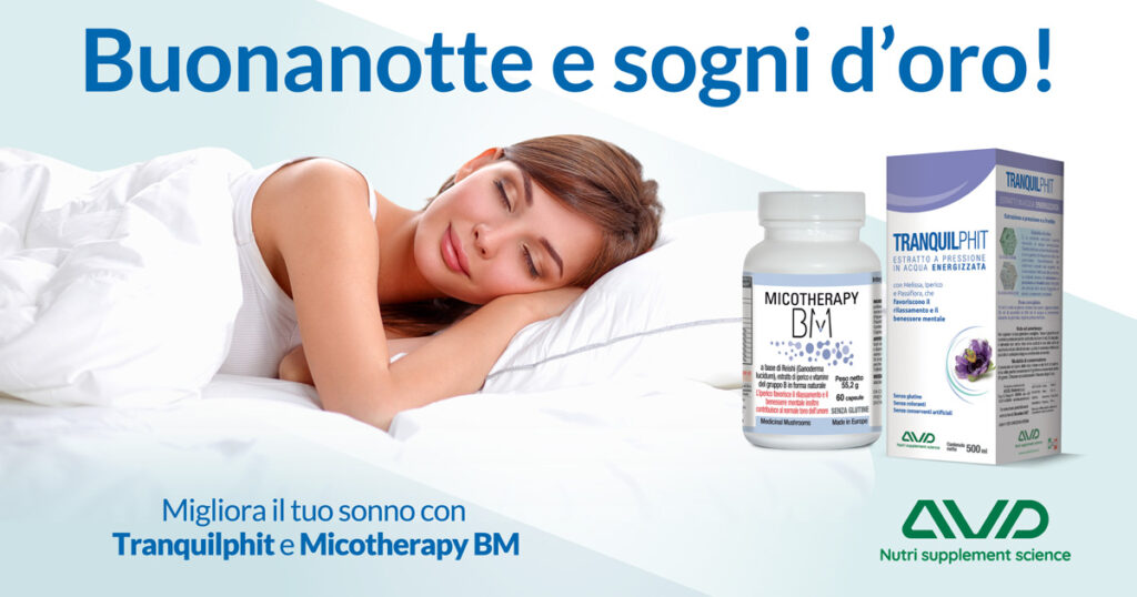 Insonnia: rimedi - Micotherapy BM Tranquilphit